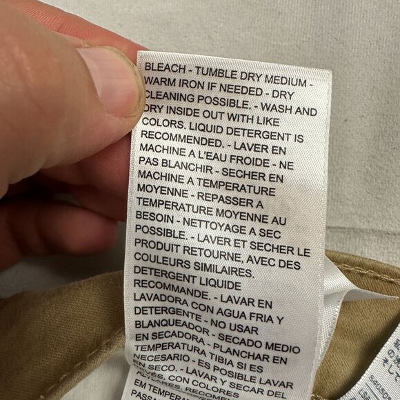 Levis 311 Shaping Skinny Jeans Womens Size 29 Tan Cotton Blend - Picture 8 of 8